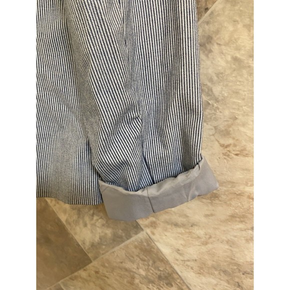 Catherine Malandrino Women’s Sz‎ S Blue Pinstripe Blazer — Single-Breasted - Picture 7 of 12